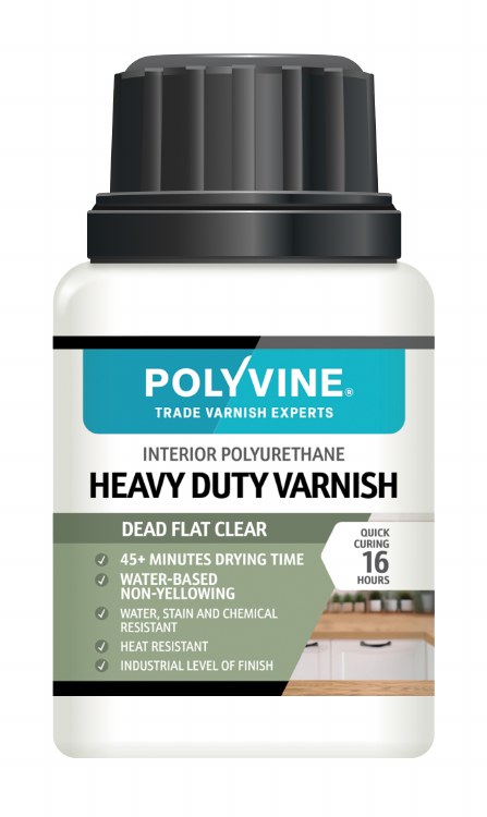 POLYVINE HEAVY DUTY VARNISH DEAD FLAT INTERIOR 100ML