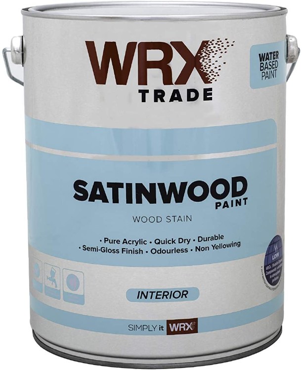 WRX SATINWOOD 1L BRILLIANT WHITE