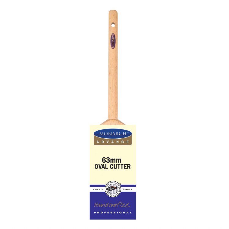 MONARCH OVAL CUTTER 63MM PAINT BRUSH
