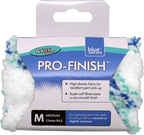 AXUS PRO-FINISH MEDIUM 12MM 3 PACK MINI ROLLER SLEEVES 6 PACK