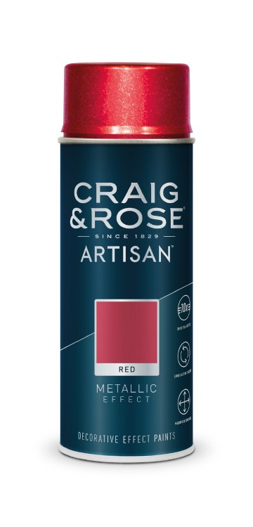 ARTISAN SPRAY 400ML RED METALLIC EFFECT SPRAY