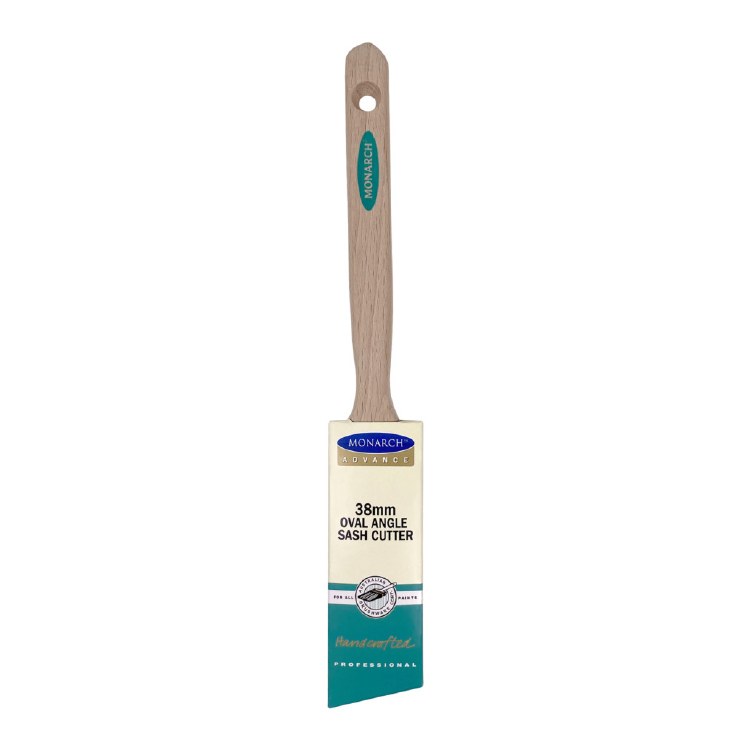 MONARCH ADVANCE OVAL ANGLE SASH CUTTER 38MM PAINT BRUSH