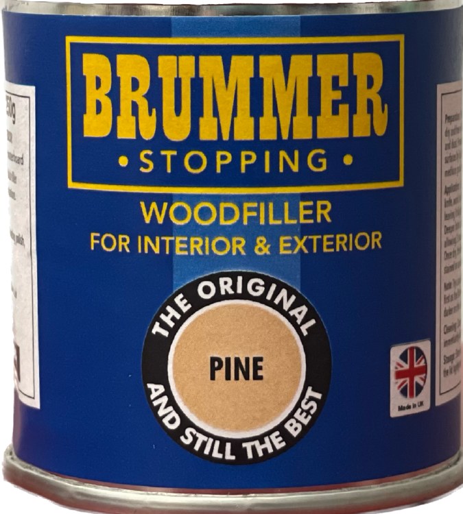 BRUMMER STOPPING LIGHT WALNUT 250G INTERIOR & EXTERIOR