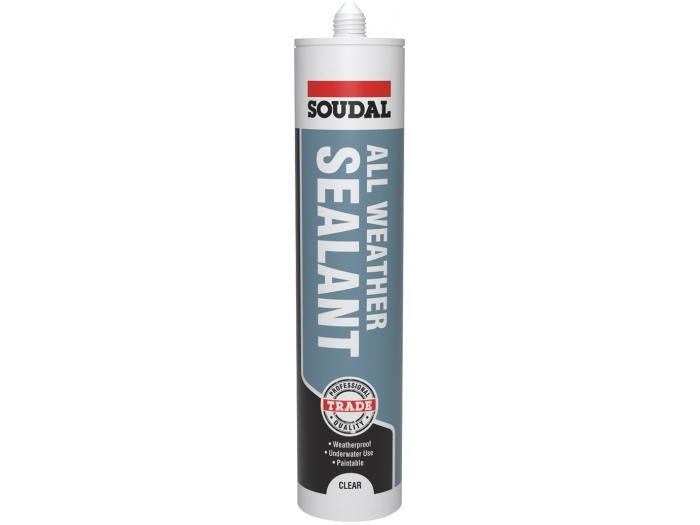 SOUDAL ALL WEATHE CLEAR 116727