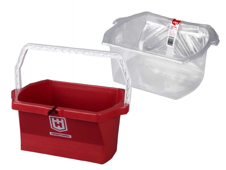 HIGHTOWER PAINT BUCKET & 4 DISPOSABLE LINERS