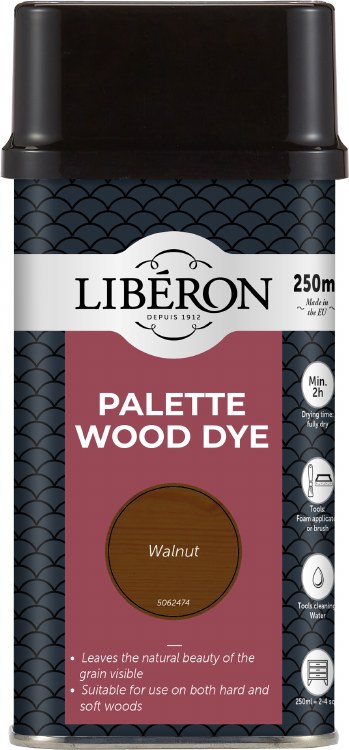 LIBERON PALETTE WOOD DYE 250ML WALNUT