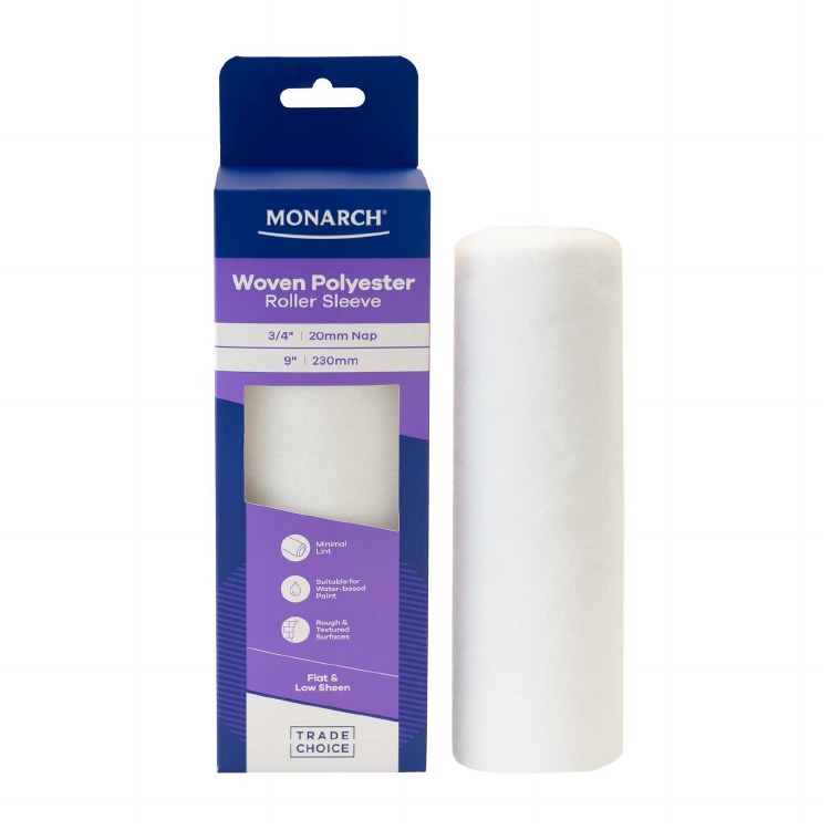 MONARCH WOVEN POLYESTER 9" 230MM ROLLER SLEEVE