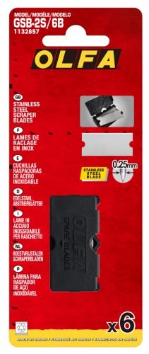 OLFA GSB-2S/6 SCRAPER BLADES 6