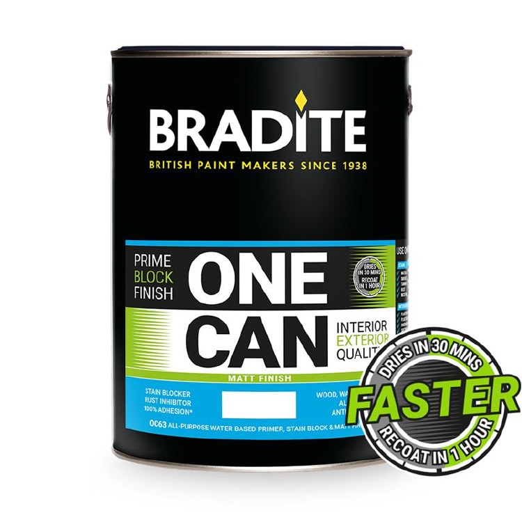 BRADITE ONE CAN MATT 5LT ANTHRACITE OC63 RAL 7016