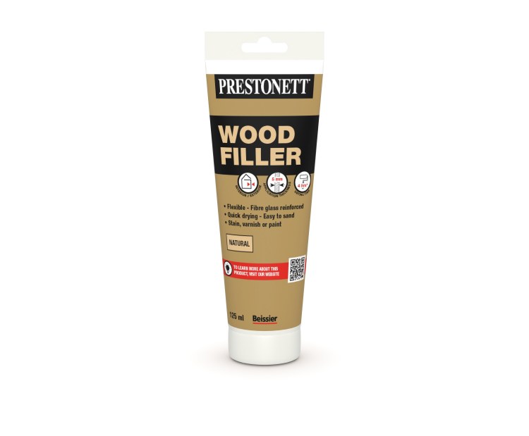 PRESTONETT INTERIOR / EXTERIOR WOOD FILLER NATURAL 125 ML