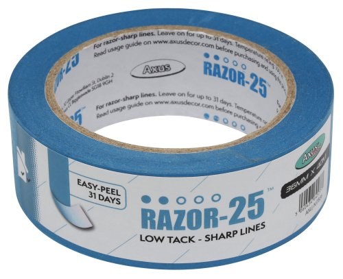 RAZOR 25 LOW TACK TAPE 36MM X 40M - 12 PACK