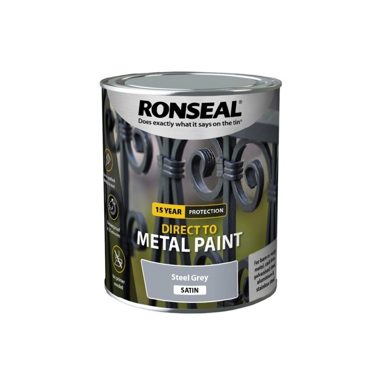 DIRECT TO METAL STEEL GREY 750ML SATIN