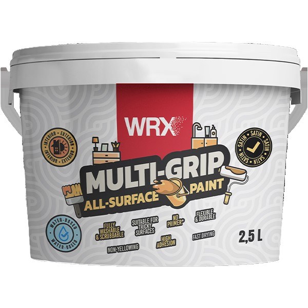 WRX MULTI GRIP ALL SURFACE PAINT 1L WHITE