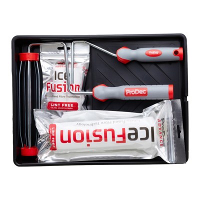 ICE FUSION ROLLER SET 9" & 4" COMPLETE WITH ROLLER TRAY