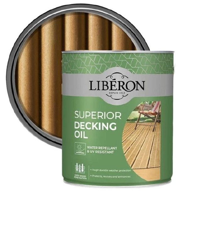 LIBERON DECKING OIL 5L CLEAR