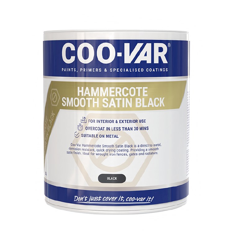 HAMMERCOTE 500ML SATIN BLACK