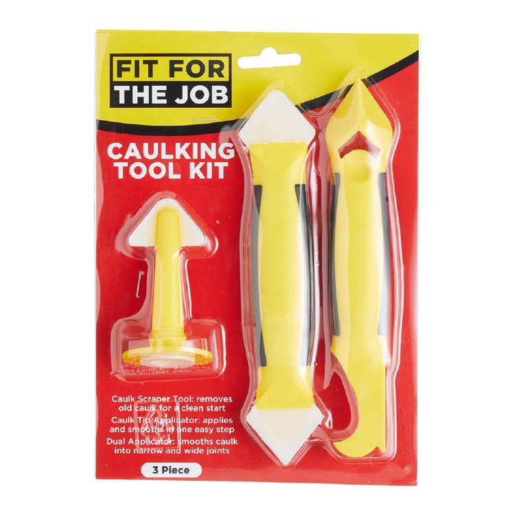 3 PIECE CAULKING TOOL KIT