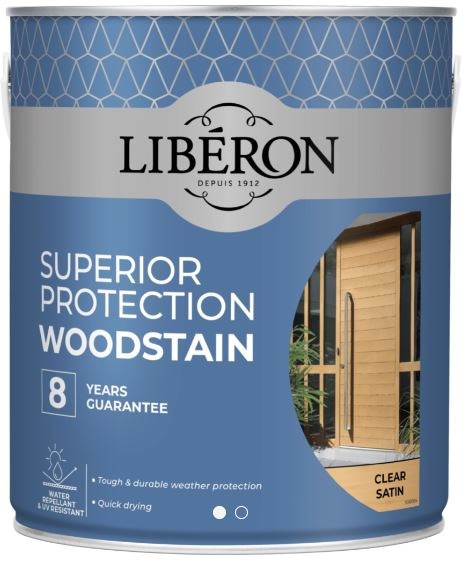 LIBERON SUPERIOR PROTECTION WOODSTAIN 2.5L CLEAR