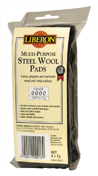 LIB STEEL WOOL 0000 4 X 7G