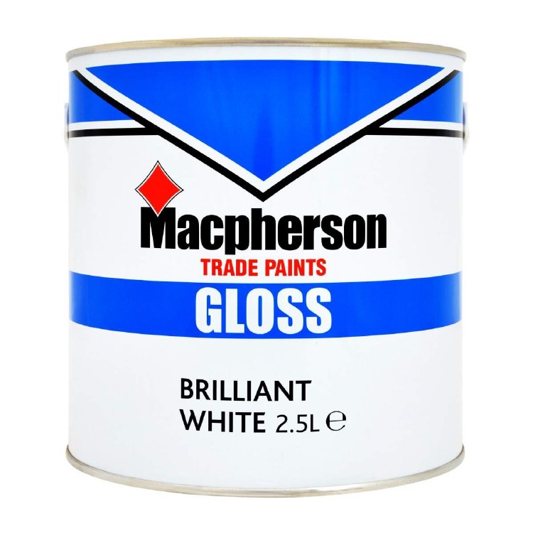 MACPHERSON GLOSS BRILLIANT WHITE 2.5L