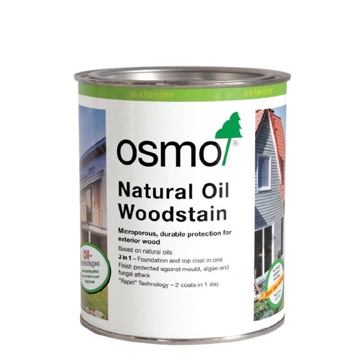 OSMO NATURAL OIL WOODSTAIN 712 EBONY 750ML