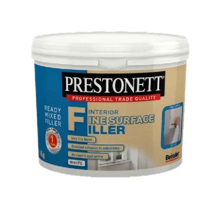PRESTONETT INTERIOR FINE SURFACE FILLER 1KG