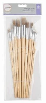 11 ROUND ARTIST BRUSHES