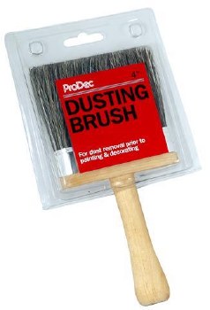 4" GREY BRIS DUSTIN BRUSH