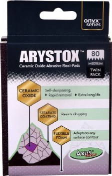 AXUS ARYSTOX 80 COARSE X 2 SANDING BLOCKS