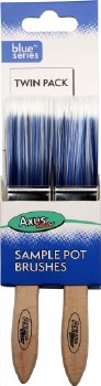 AXUS SAMPLE POT BRUSH TWIN PACK