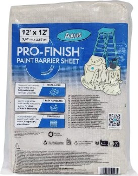 AXUS PRO-FINISH PAINT BARRIER SHEET 12 X 12