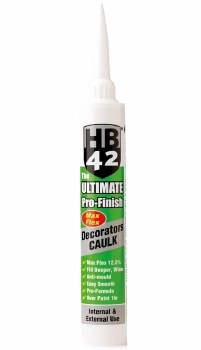 Additional picture of HB42 ULTIMATE PRO FINISH DECORATORS CAULK WHITE 380ML FURTHER DISCOUNTS AVAILABLE