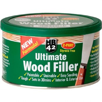 HB42 ULT WOOD FILLER 275G WHIT