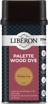LIBERON PALETTE WOOD DYE 250ML ANTIQUE PINE