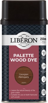 LIBERON PALETTE WOOD DYE 250ML GEORGIAN MAHOGANY