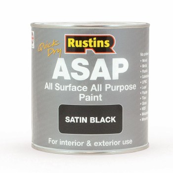 ALL SURFACE ALL PURPOSE PAINT 250ML BLACK SATIN