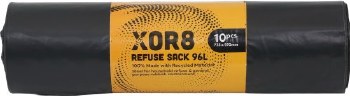 X0R8 REFUSE SACKS 96 LITRE 10 PACK BOX OF 30 UNITS