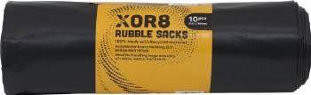 X0R8 RUBBLE SACKS 10 PACK BOX OF 20 UNITS