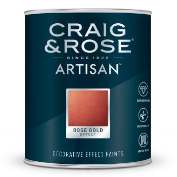 CRAIG & ROSE ARTISAN ROSE GOLD EFFECT PAINT 750ML