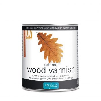 POLYVINE EXTERIOR WOOD VARNISH SATIN 500ML