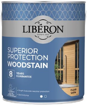 Additional picture of LIBERON SUPERIOR PROTECTION WOODSTAIN 2.5L CLEAR