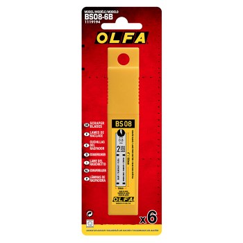 OLFA BS08-6B SCRAPER BLADES 6