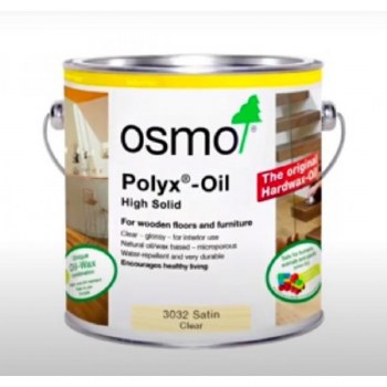 OSMO POLYX HIGH SOLID OIL 3032 CLEAR SATIN 2.5L