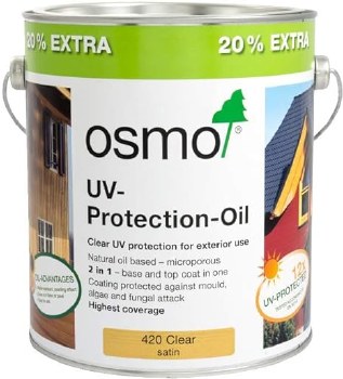 OSMO UV PROTECTION OIL 420 CLEAR SATIN 3L 20% EXTRA