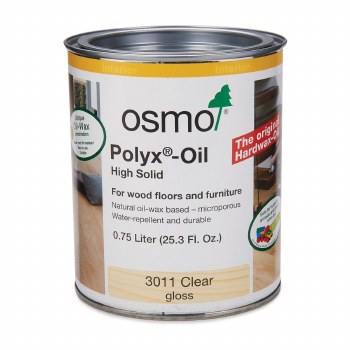 OSMO POLYX HIGH SOLID OIL 3011 CLEAR GLOSS 750ML