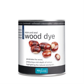 POLYVINE WOOD DYE 500ML BLACK