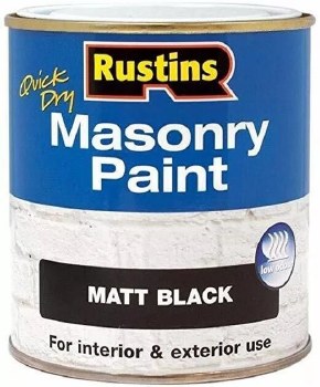 MASONRY PAINT 500ML MATT BLACK MASONRY PAINT 500ML MATT BLACK