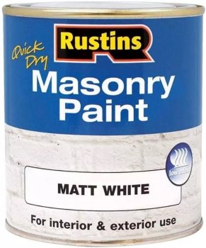MASONRY PAINT 500ML MATT WHITE MASONRY PAINT 500ML MATT WHITE