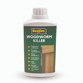 RUSTINS WOODWORM KILLER 250ML RUSTINS WOODWORM KILLER 250ML
