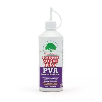 WUDCARE 5 MINUTE SUPER FAST PVA WOODWORKING ADHESIVE 250ML